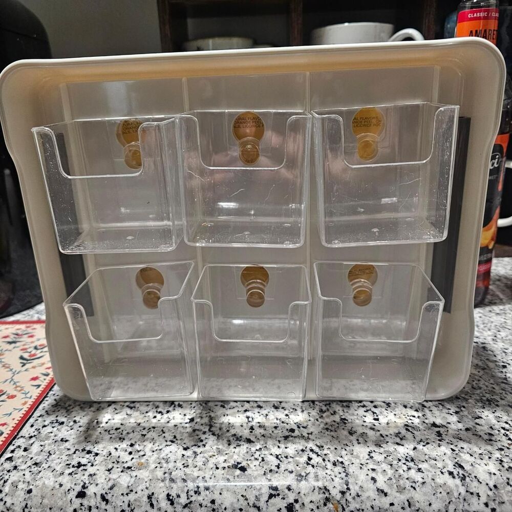 Compact Tea Bag Organizer